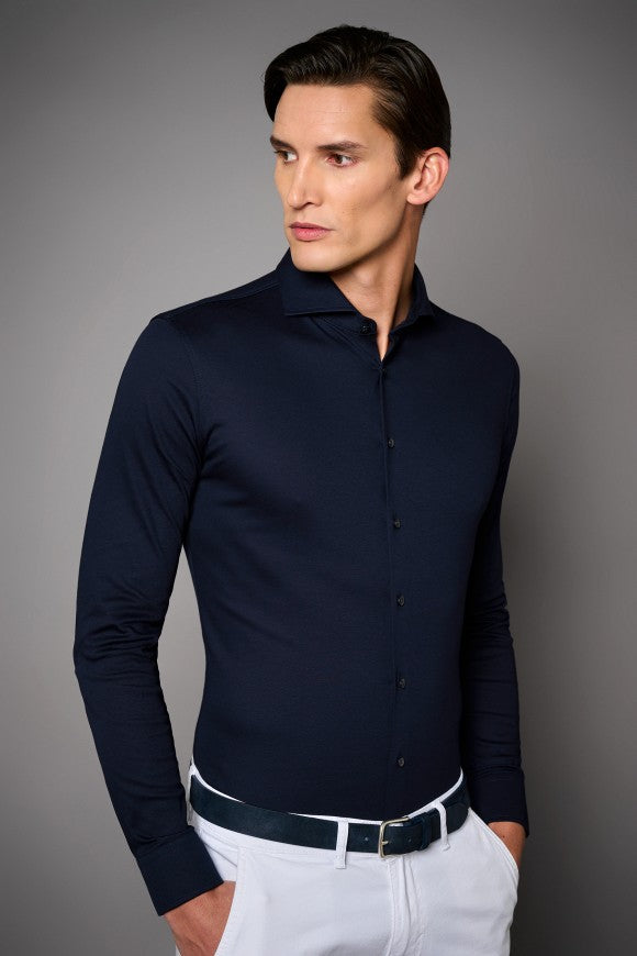 Desoto Jersey shirt »Luxury Hai« Navy SOLID 10008_30_051