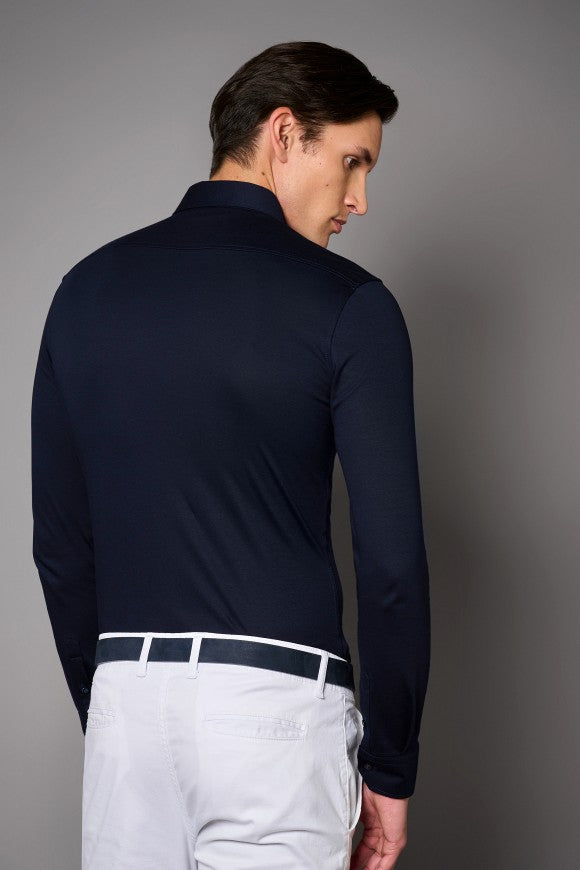 Desoto Jersey shirt »Luxury Hai« Navy SOLID 10008_30_051
