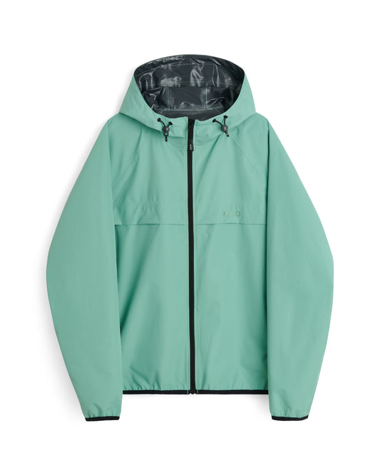 H2O RØMØ regenjas packable lichtgroen sea grass