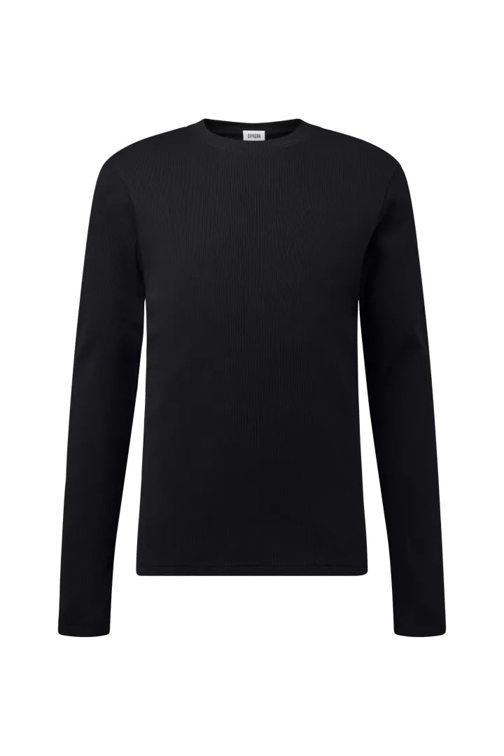 Drykorn t-shirt LS Enil 522148 kleur 1000 zwart