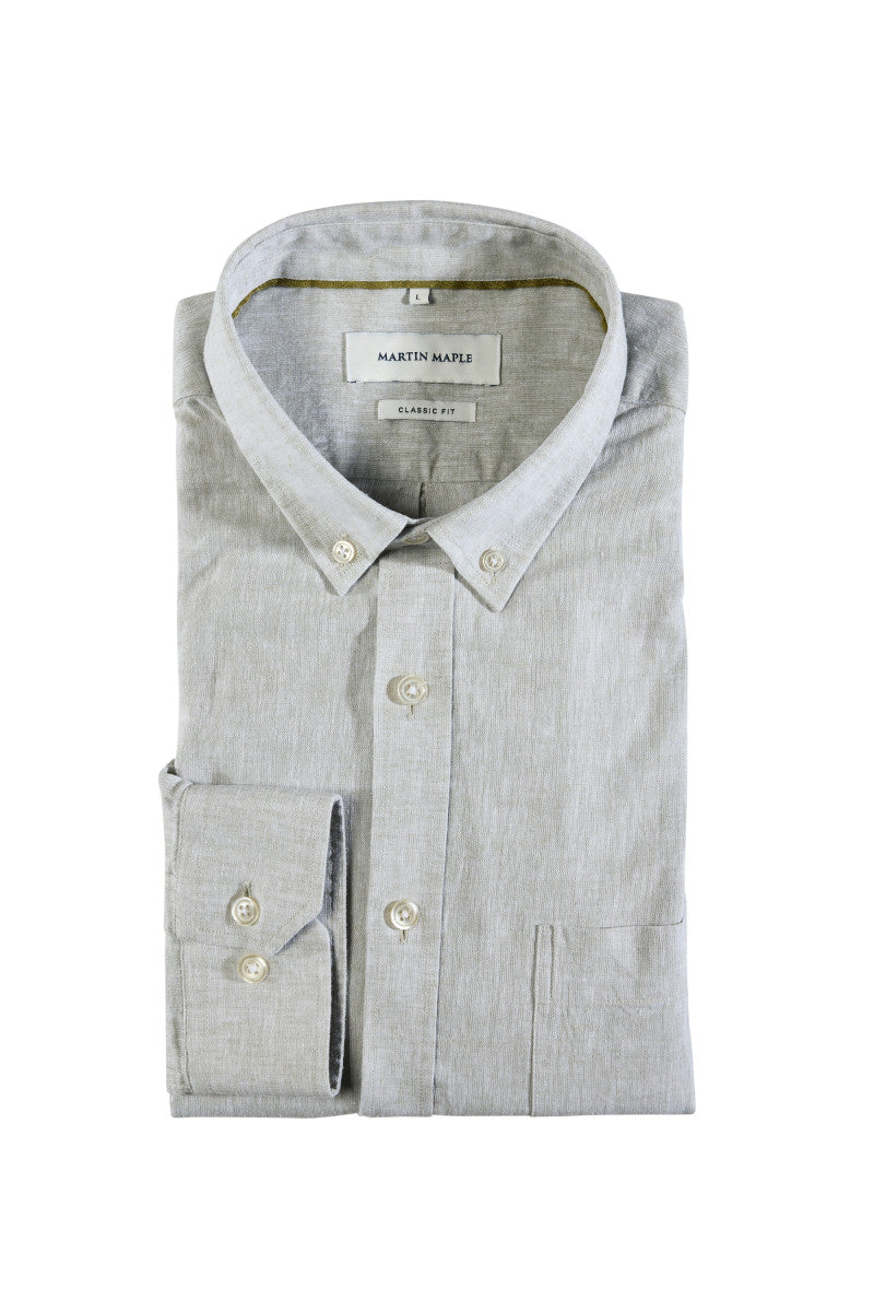 Martin Maple hemd classic fit 126607 kleur ecru