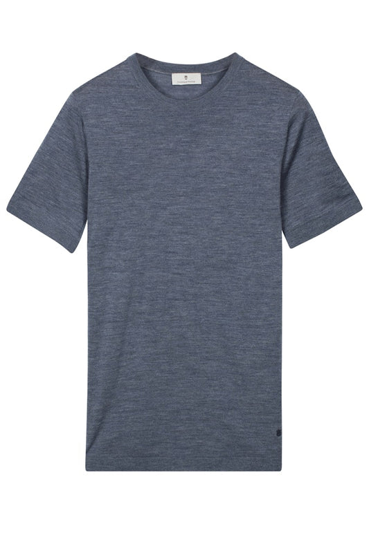 Thomas Maine tshirt 61825 TM100 kleur 63 denim