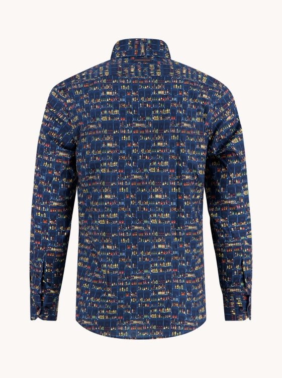 A Fish Named Fred hemd 32.006.604 navy liquor store