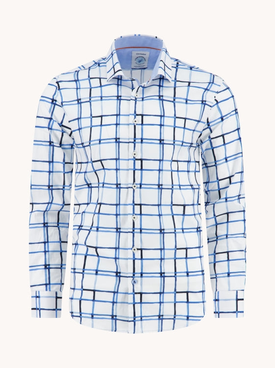 A Fish named Fred hemd 33.013.607 line art cobalt