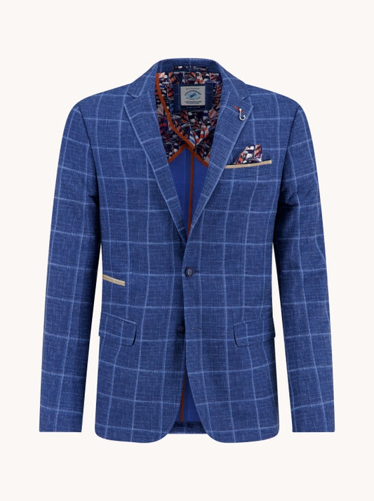 A Fish named Fred Vest travel check 33.102.604 kleur navy