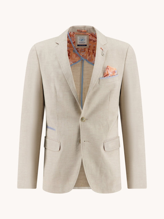 A Fish named Fred Vest 33.105.205 linen look sand