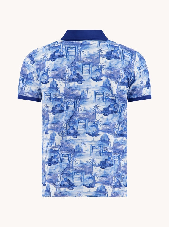 A Fish named Fred polo impression island 33.303.607 cobalt