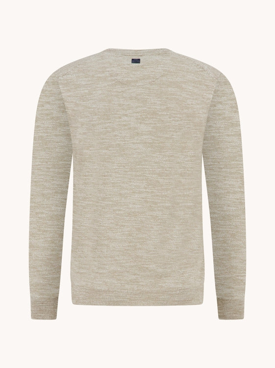 A Fish named Fred trui classis pullover 33.501.205 sand