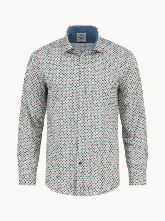 A Fish Named Fred hemd rounds 34.029 kleur 101 off white