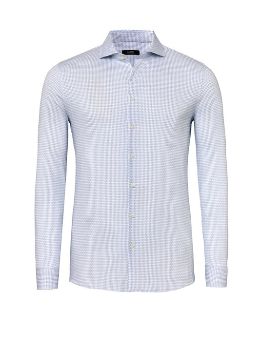 Desoto Jersey shirt Luxury Hai 91108.30 kleur 565 blue pastel flowers