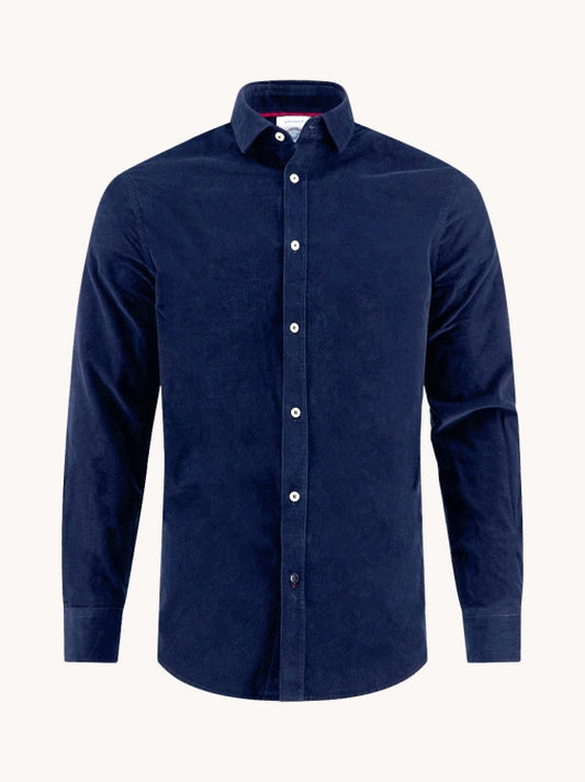 A Fish Named Fred hemd 32.020.604 navy corduroy