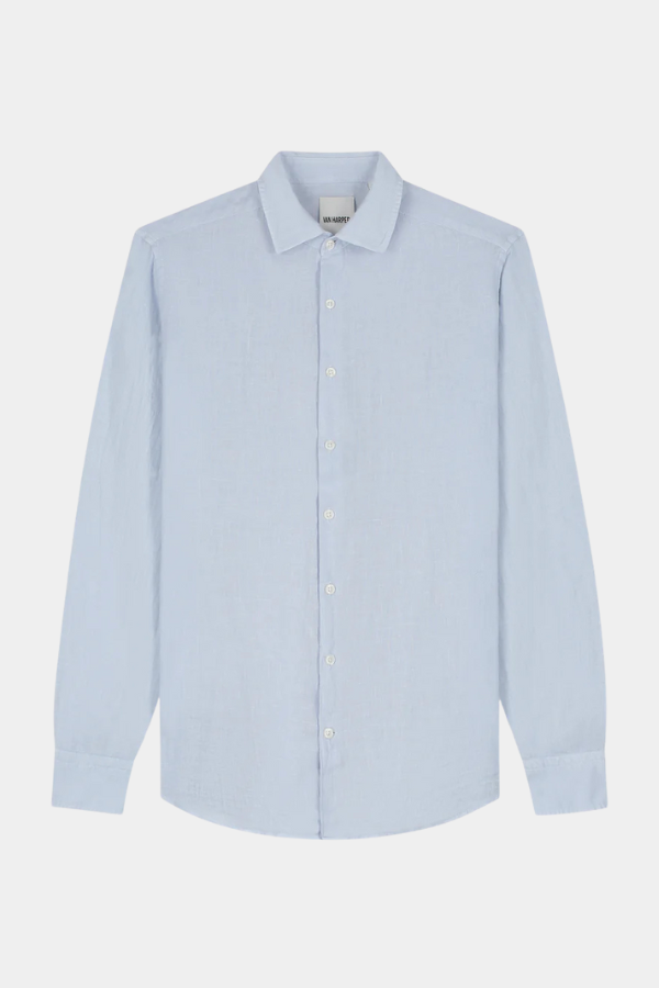 Van Harper hemd VHR 35 linnen kleur 2064 lichtblauw