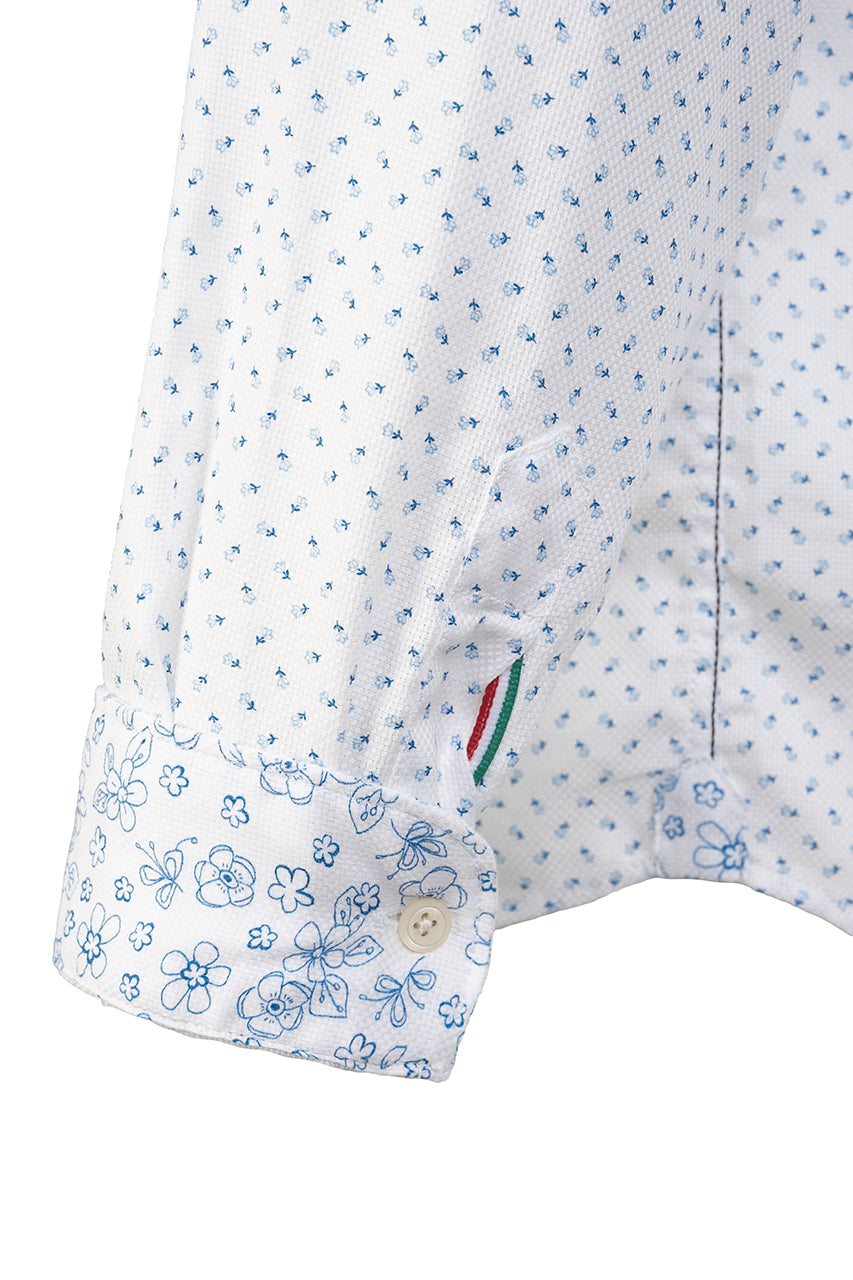 Fil Noir hemd Treviso 52427 kleur blue/white