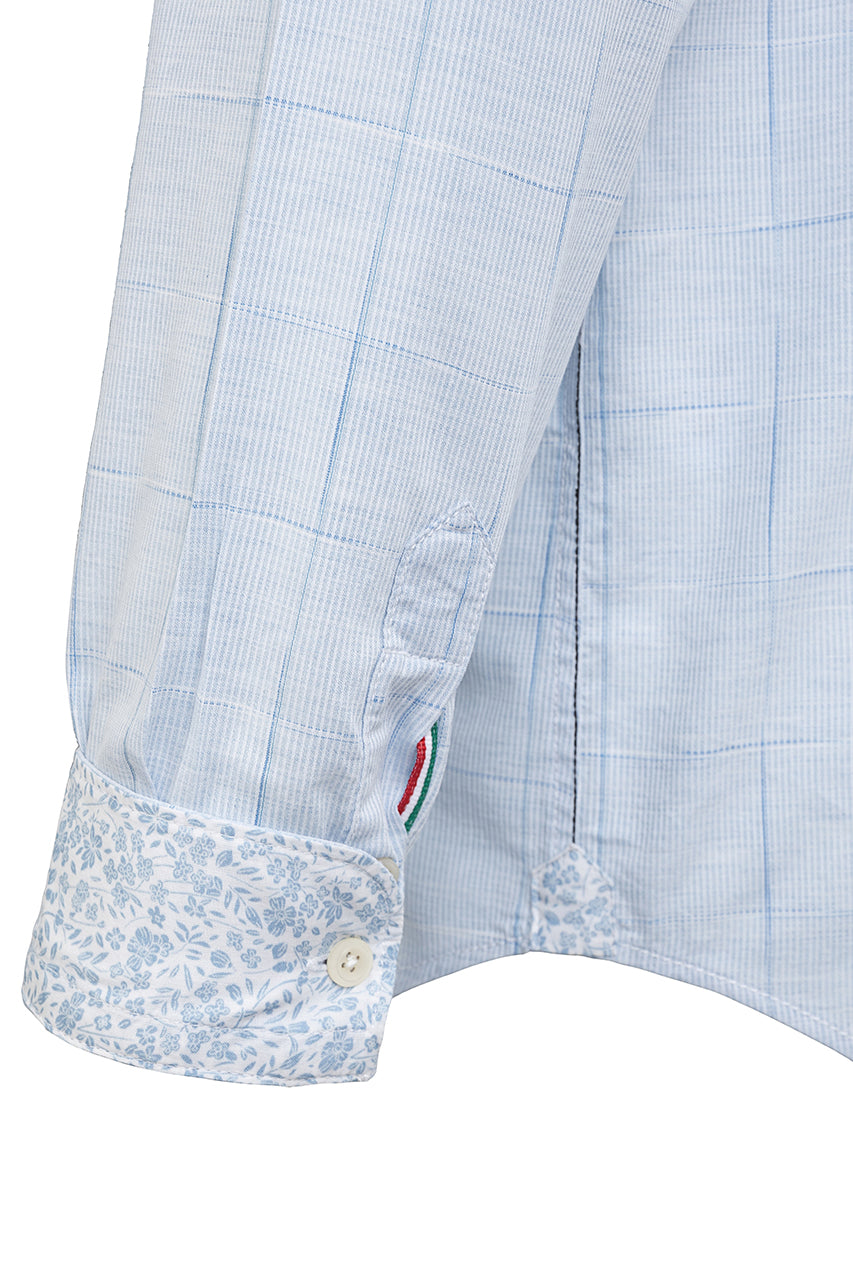 Fil Noir hemd Treviso 52444 kleur blue