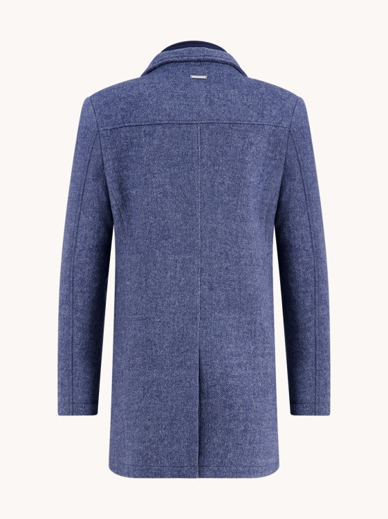 A Fish named Fred Mantel 32.165.600 Funnel neck coat classic blue