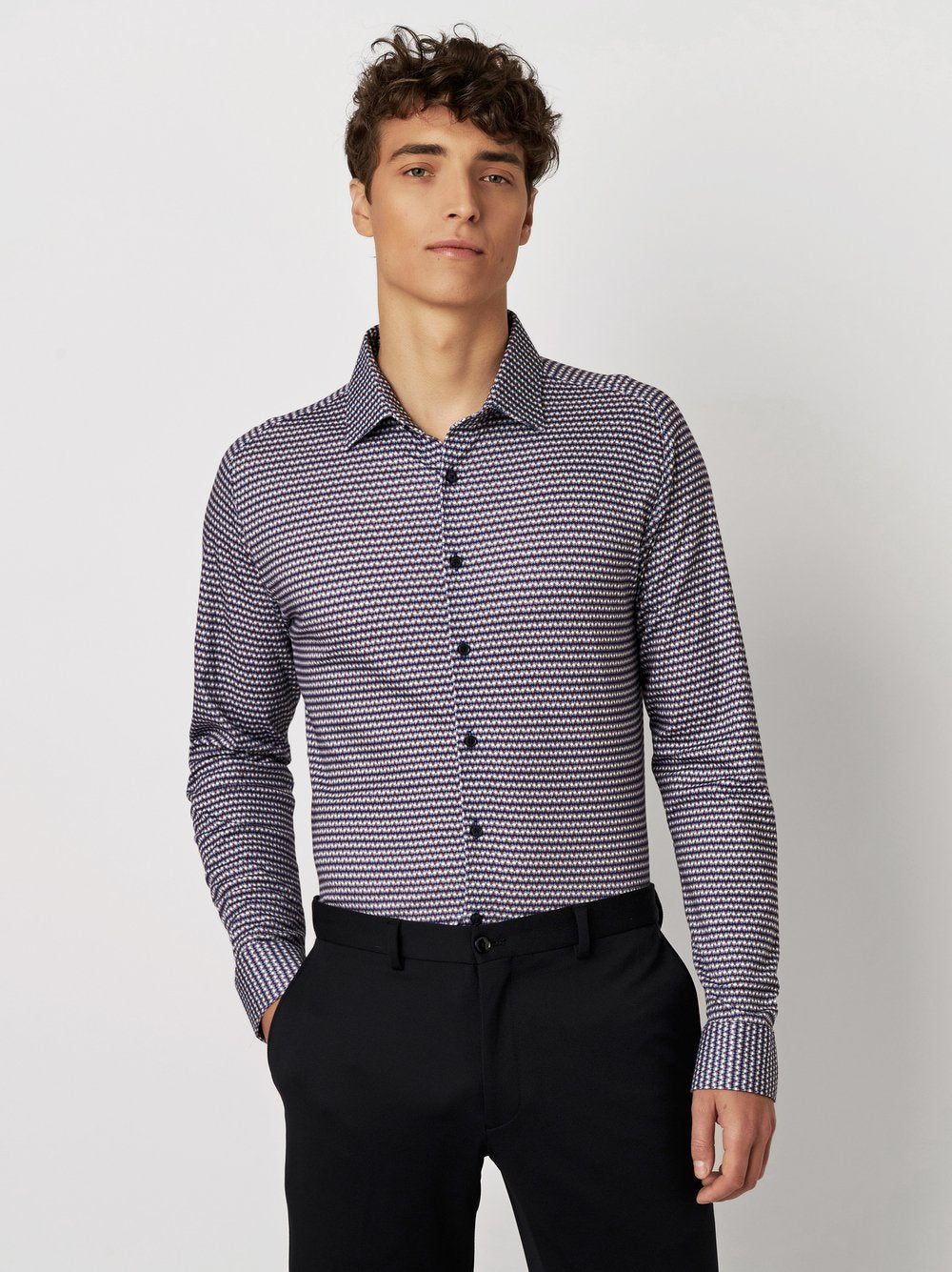 Desoto 82328 Style »Casual Kent« dots and drops shirt kleur 356