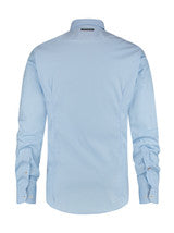 A Fish Named Fred Shirt powerstretch light blue timeless 9774.610 hemd