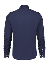 A Fish Named Fred Shirt linen navy timeless 9779.604 hemd