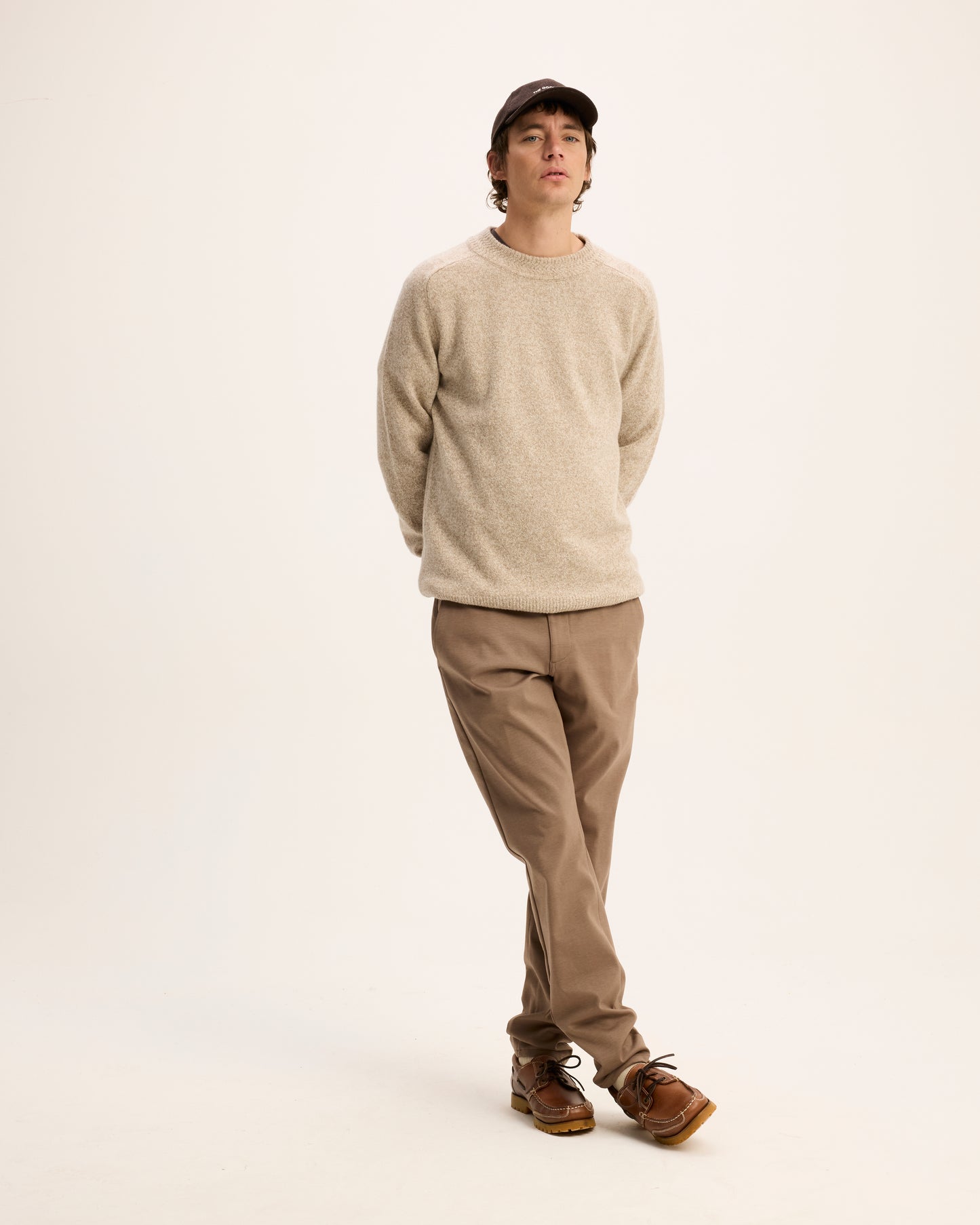 The Goodpeople trui Kiosk kleur 3101 beige melange