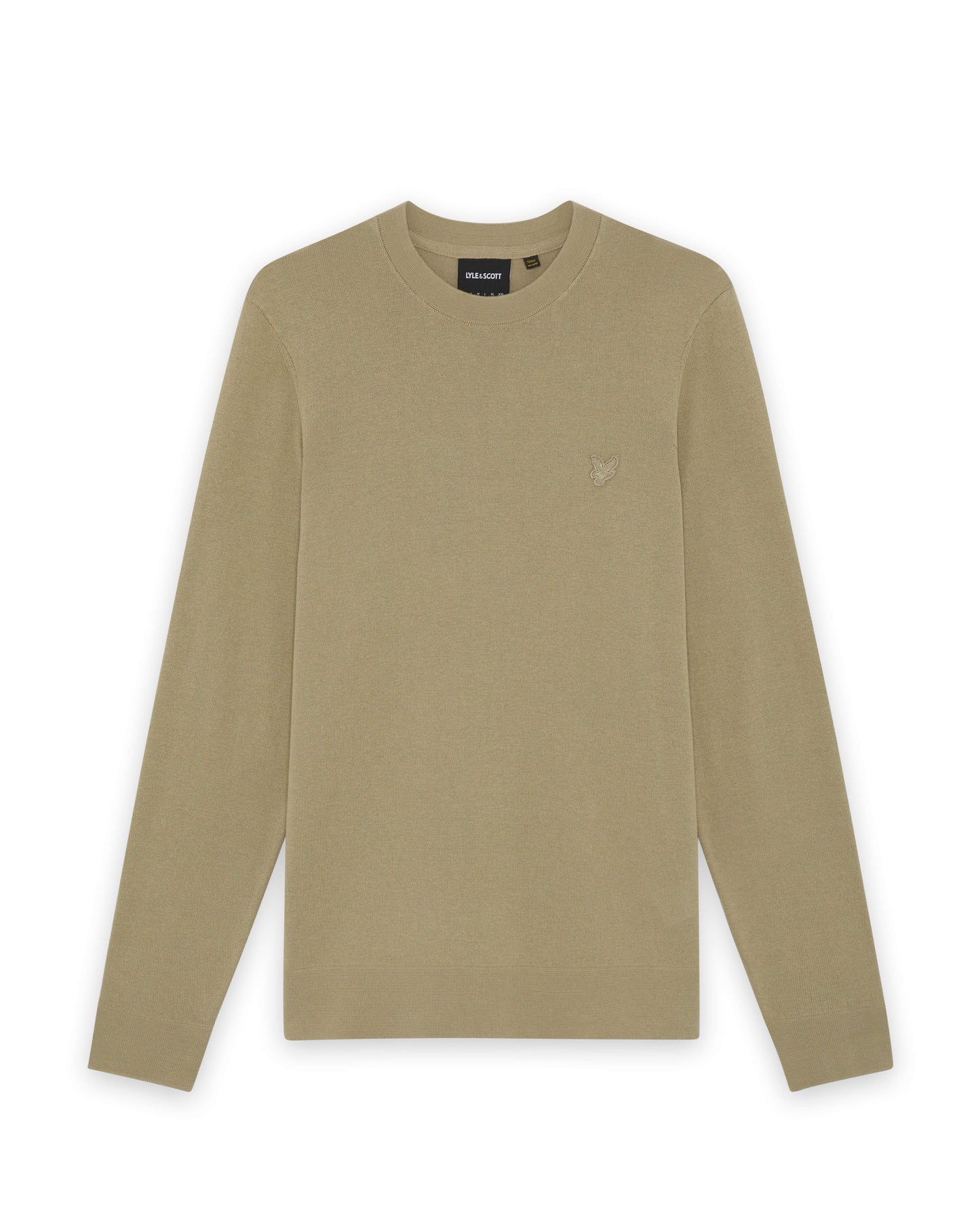 Lyle & Scott pull KN 2235 ton kleur X309 sage