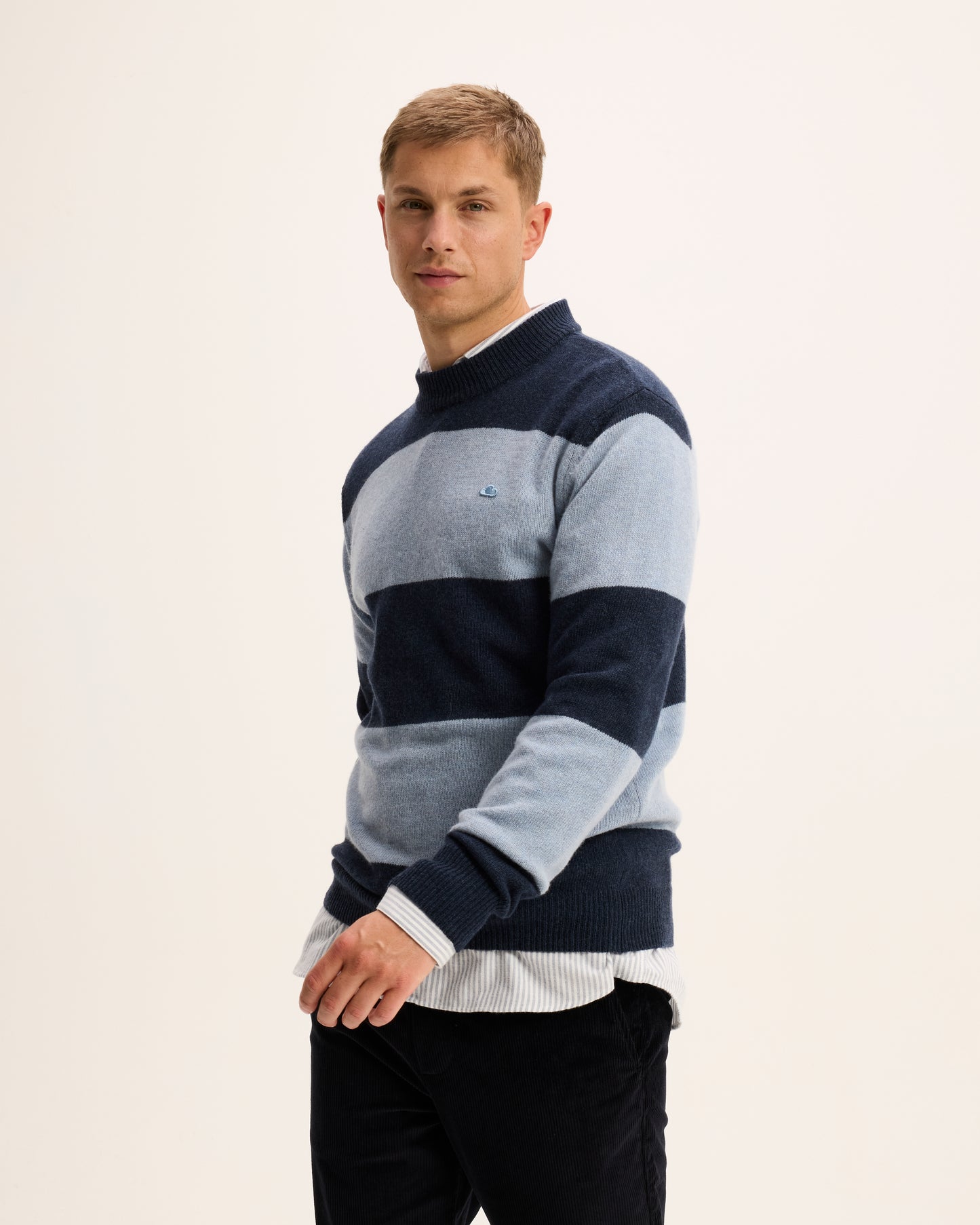 The Goodpeople trui KYLO kleur 7400 blue