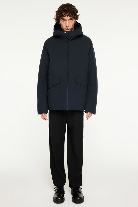 Elvine parka Letho kleur navy