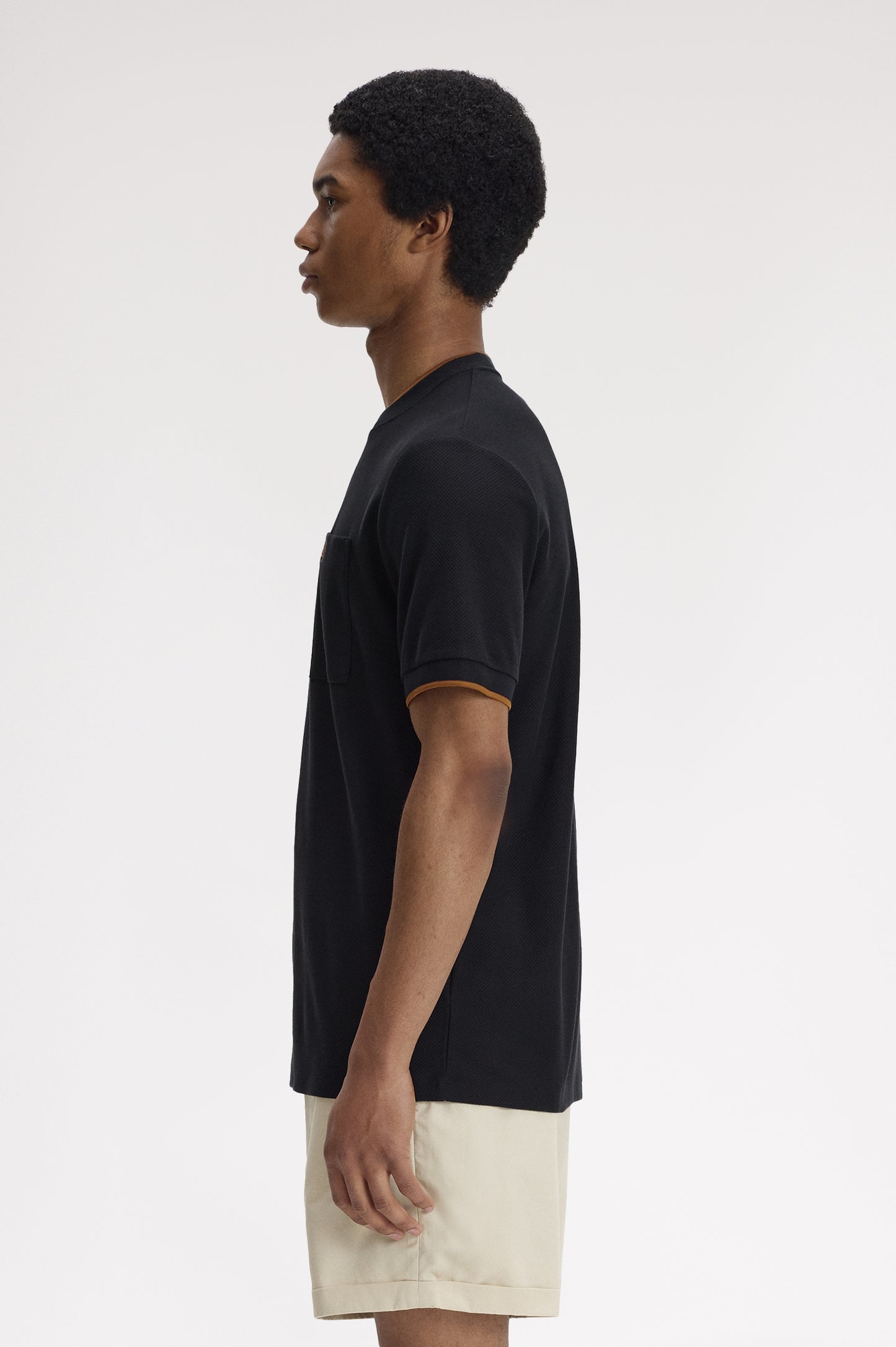 Fred Perry tshirt M 2395 kleur 102 black