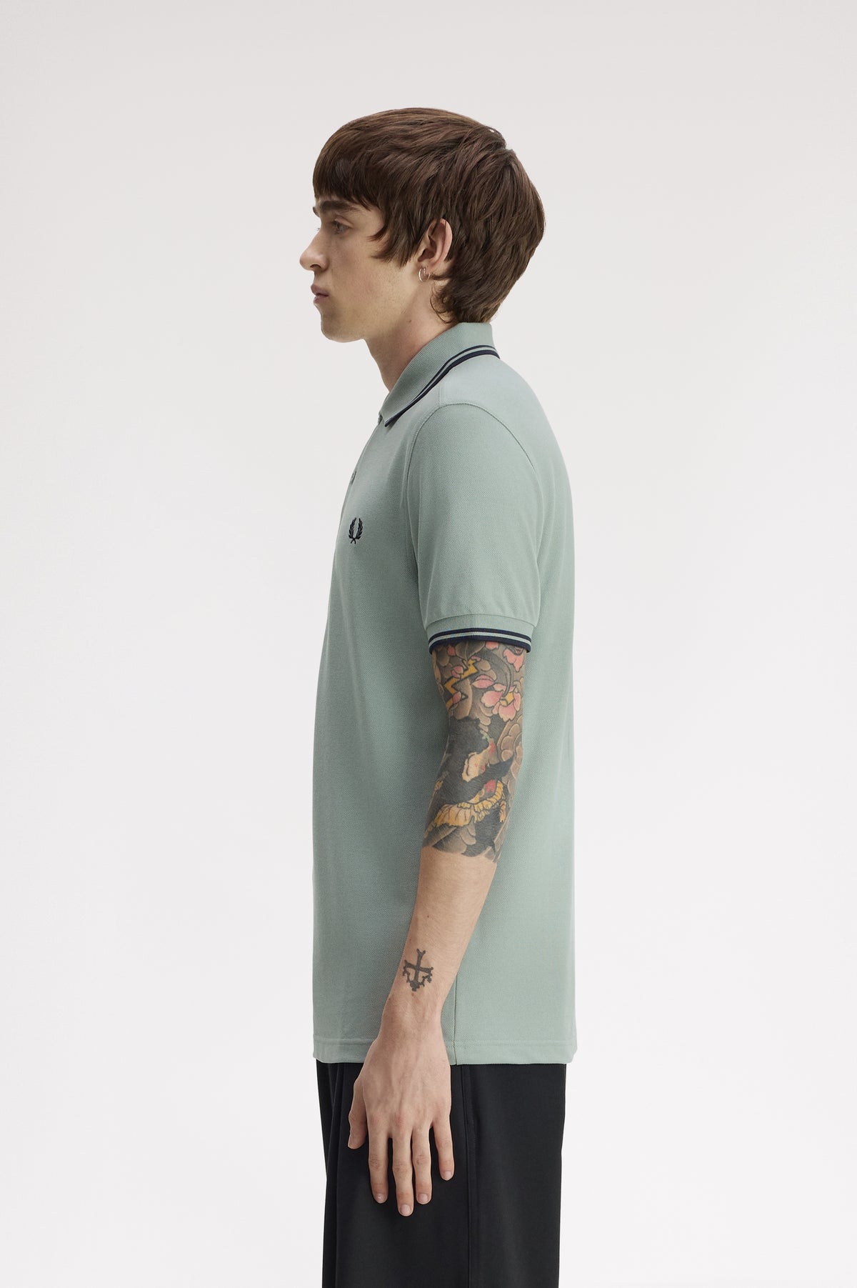 Fred Perry polo M 3600 knitted polo kleur 71C