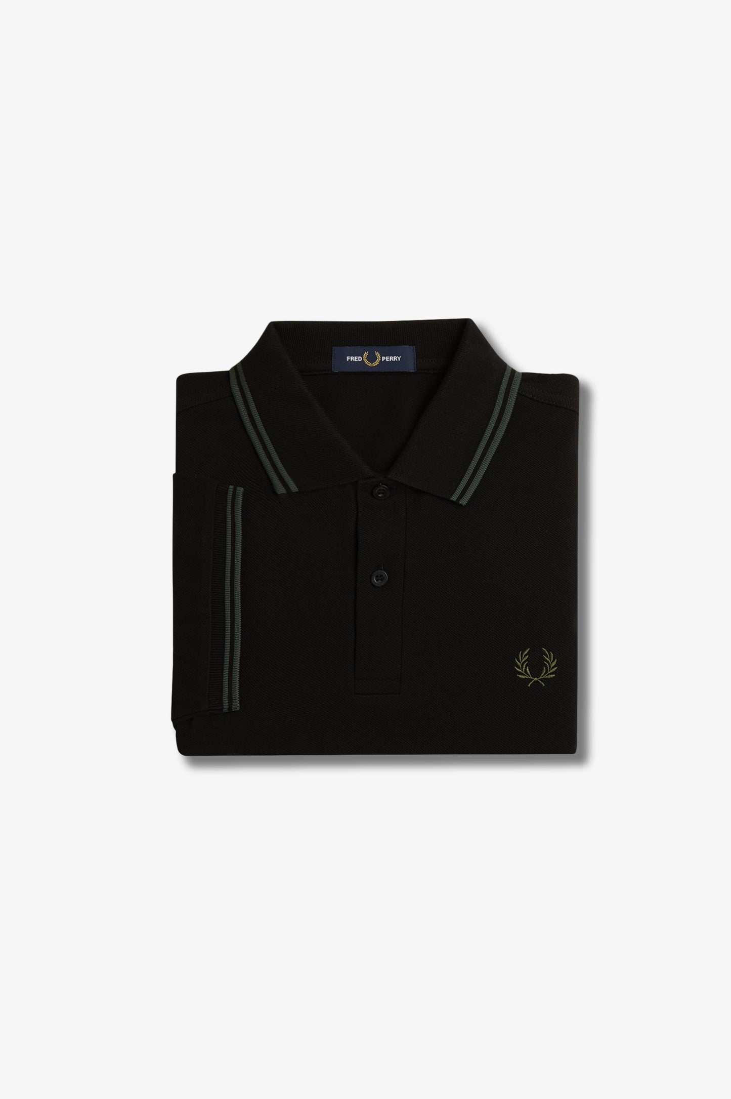 Fred Perry TWIN TIPPED FRED PERRY SHIRT POLO M 3600 kleur Y43 BLACK