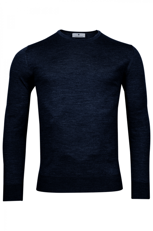 Thomas Maine trui crew neck NOS82 TM 100 kleur 60 navy