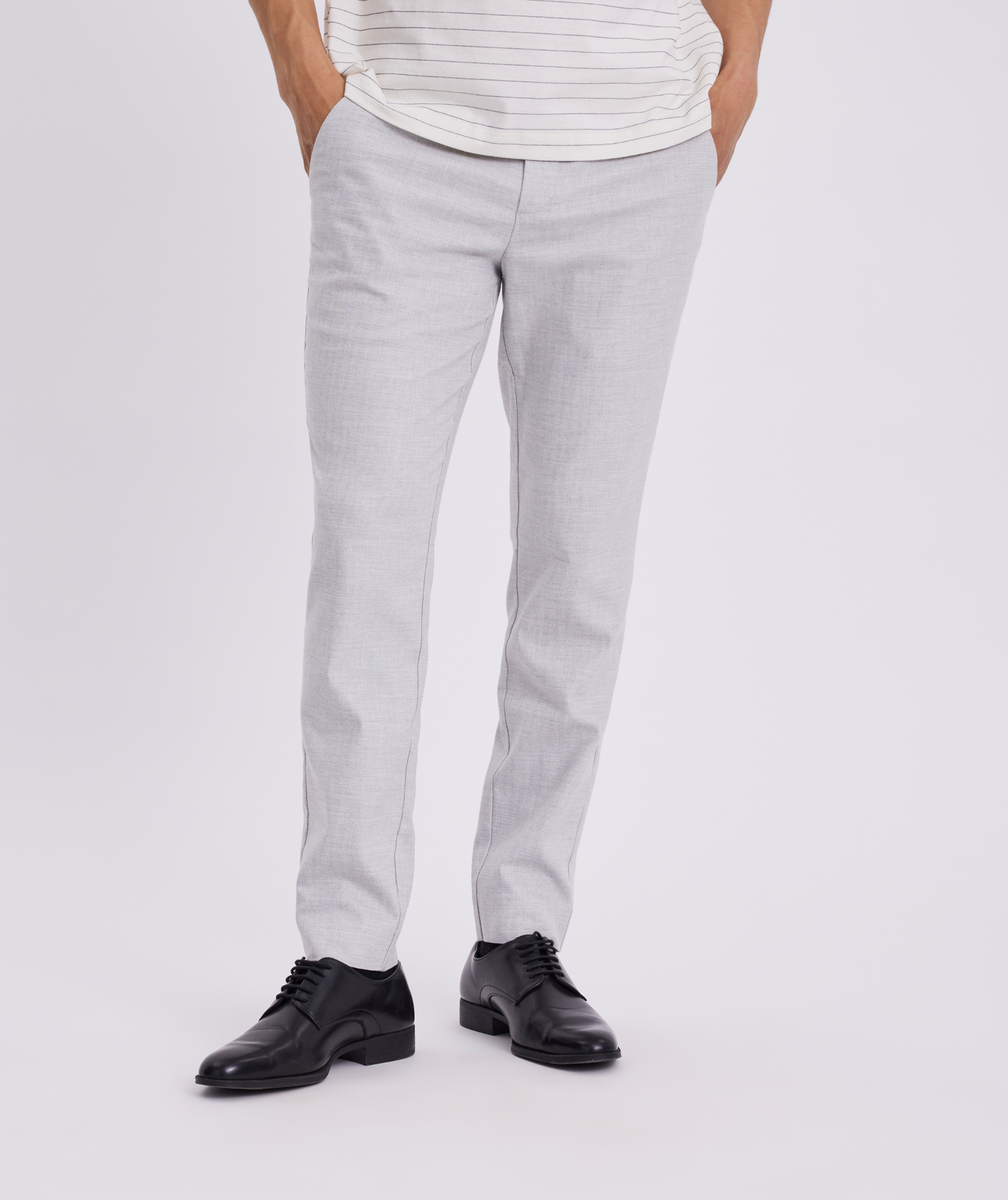 Plain Josh PL broek 020 40408 MINERAL GREY 31215 HERRINGBONE