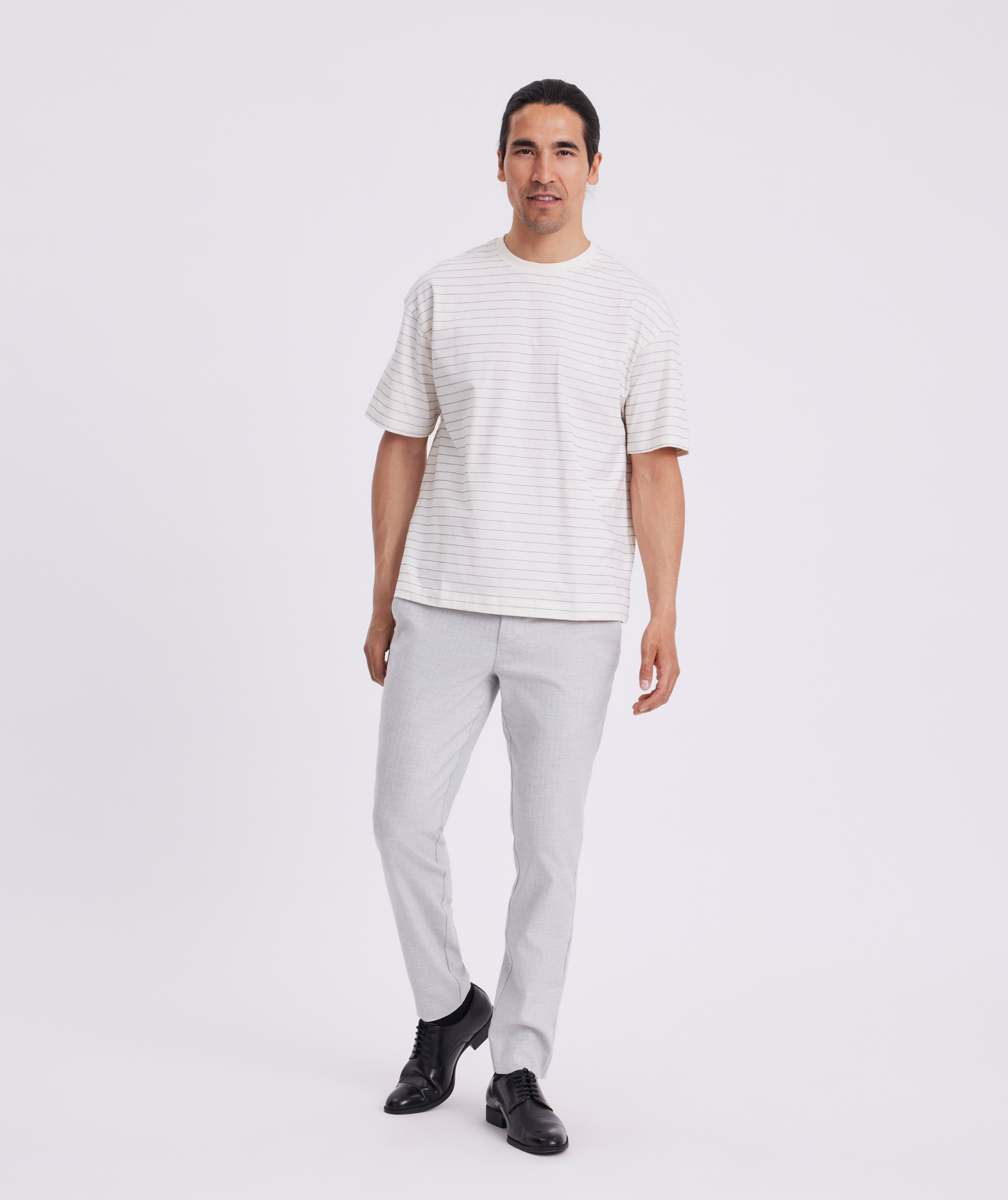 Plain Josh PL broek 020 40408 MINERAL GREY 31215 HERRINGBONE