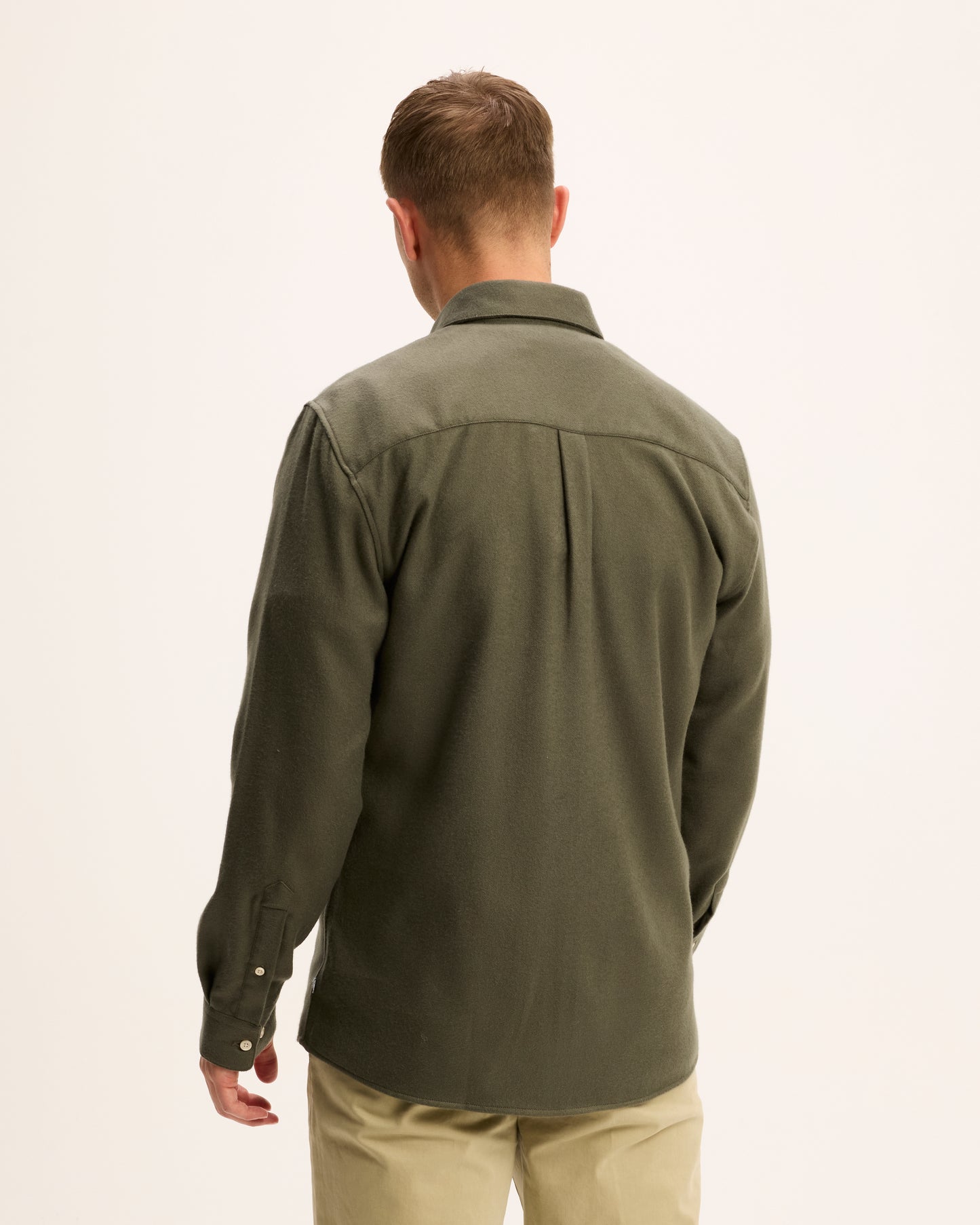 The Goodpeople hemd STORM kleur 8490 dark khaki