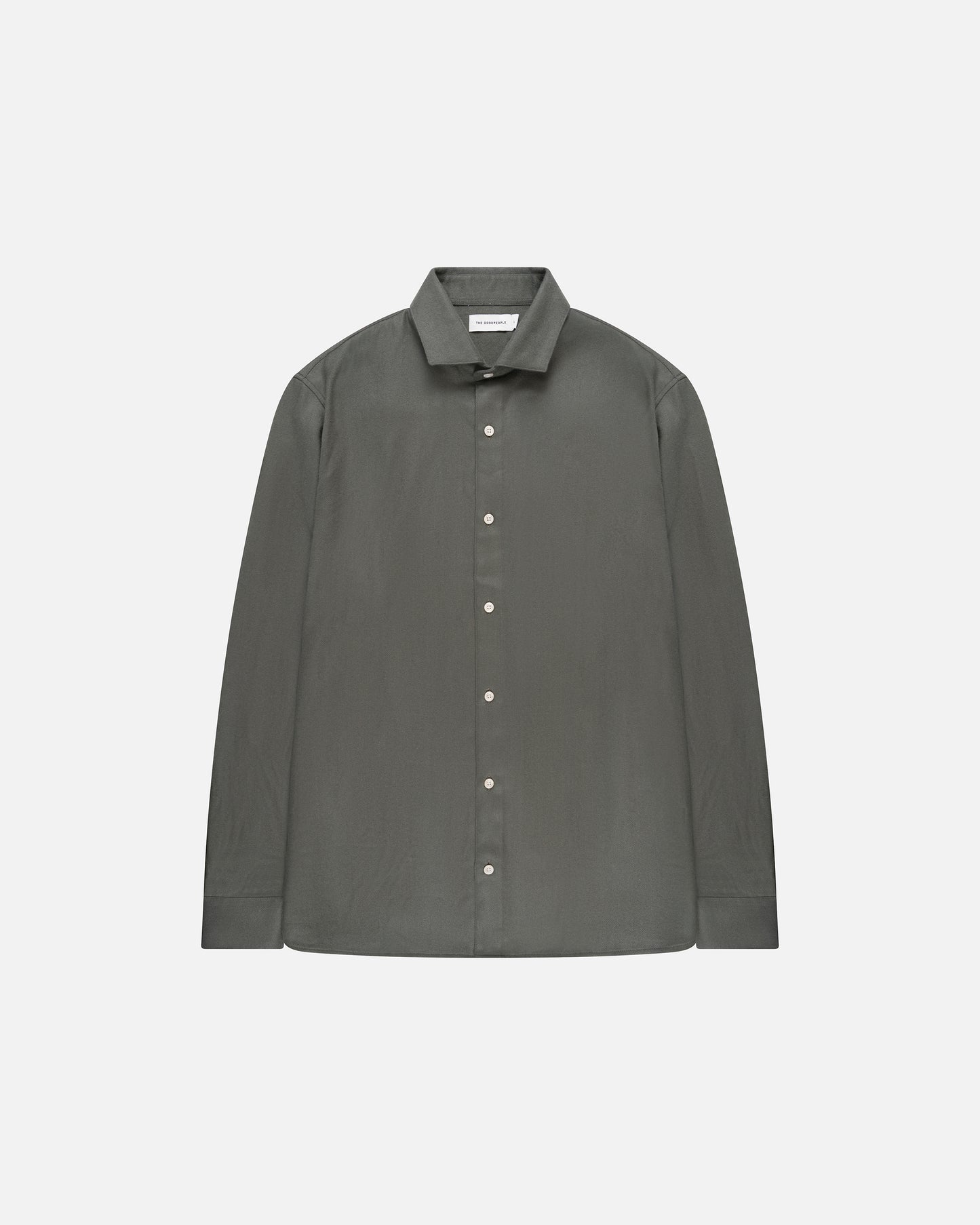 The Goodpeople hemd STORM kleur 8490 dark khaki