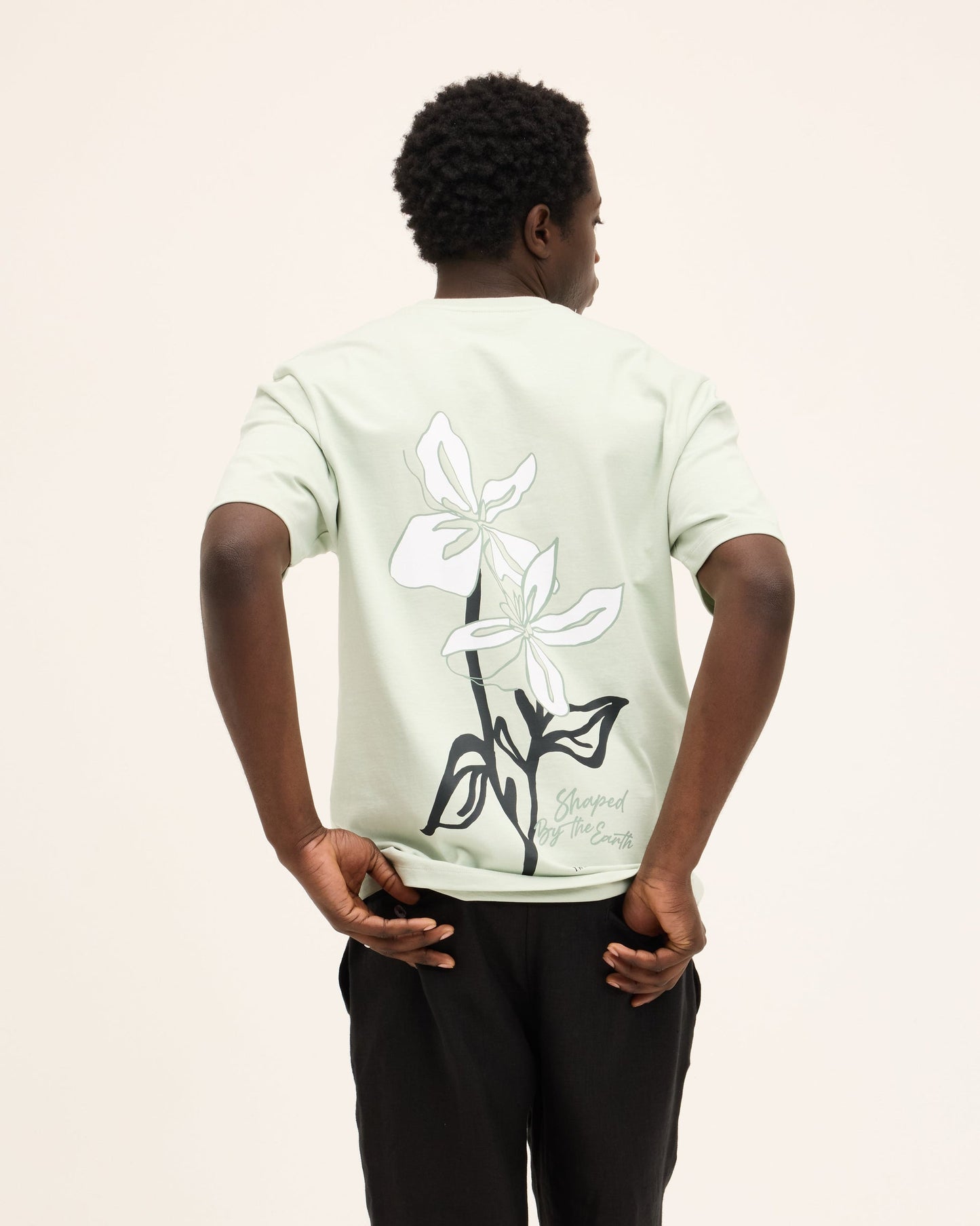 The Goodpeople tshirt Toast Artwork kleur mint green