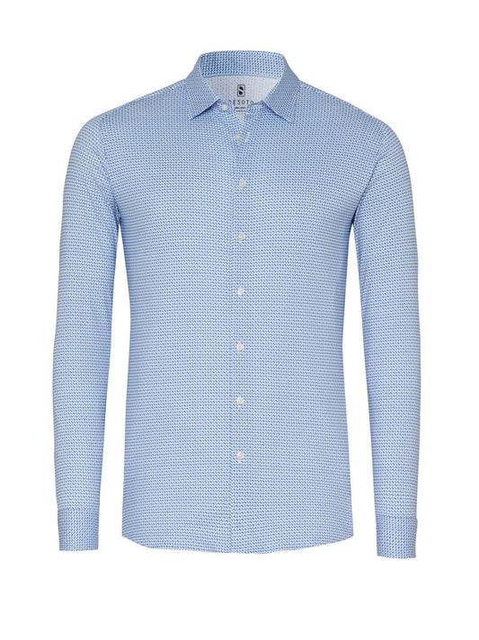 Desoto hemd Casual Kent 92028-3 kleur 516 blue cubes