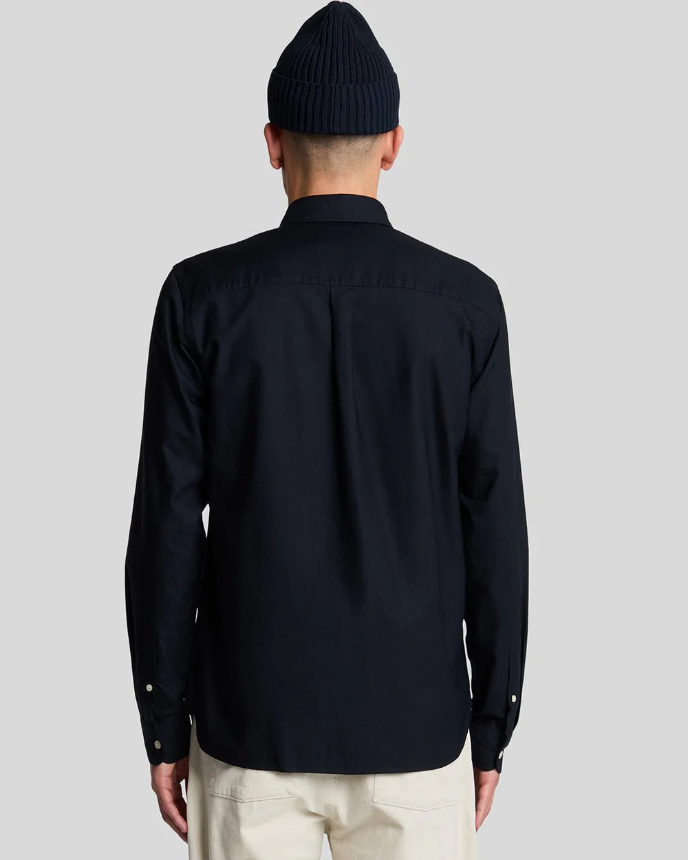 Lyle & Scott Plain Oxford Shirt LW 2112 kleur Dark Navy
