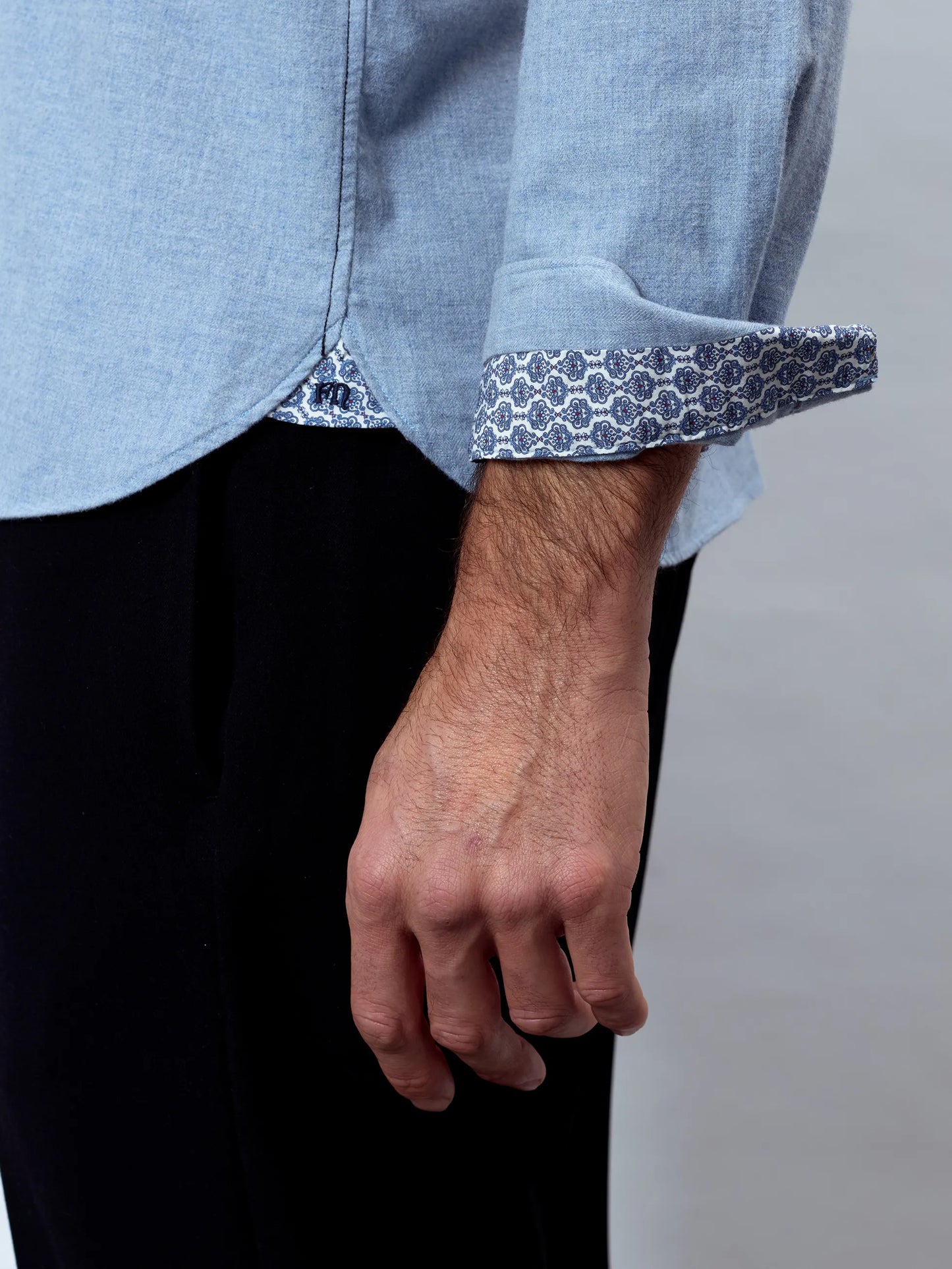 Fil Noir hemd Roma 52546 kleur 62 lightblue
