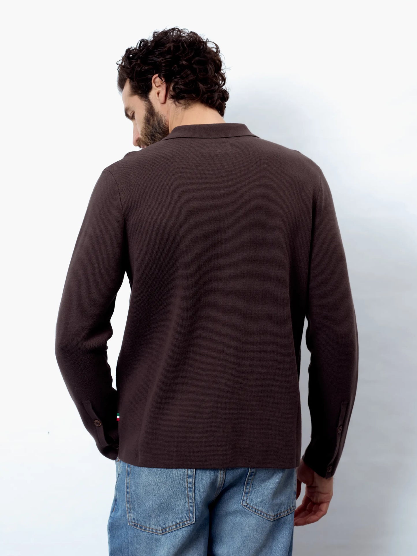 Fil Noir overhemd Niclas 52568 kleur 30 darkbrown