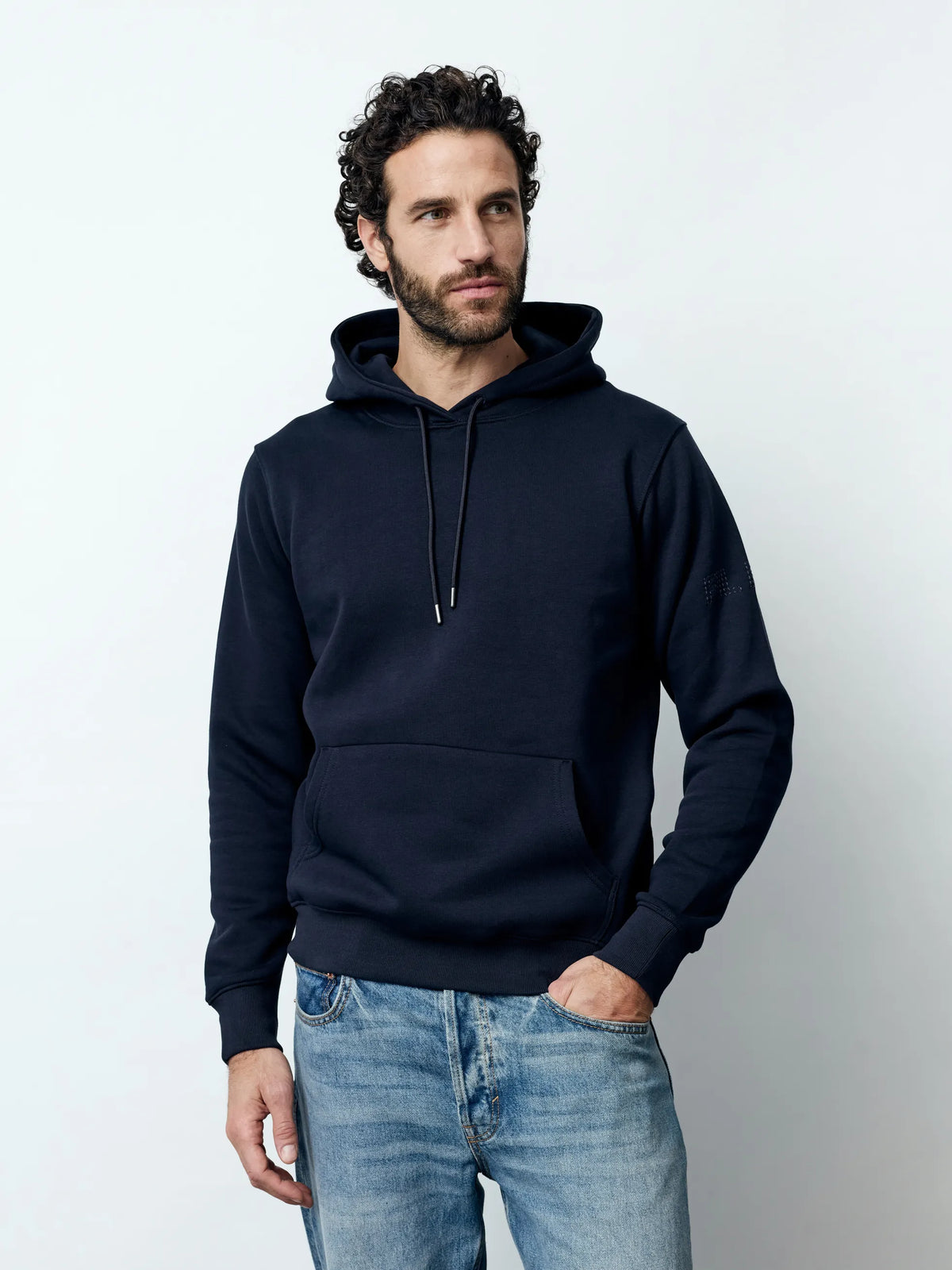 Fil Noir hoodie Pepe 52598 kleur 70 nightblue