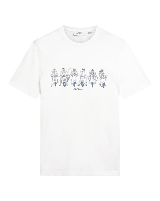 Ben Sherman Tshirt 13572 kleur 10 wit