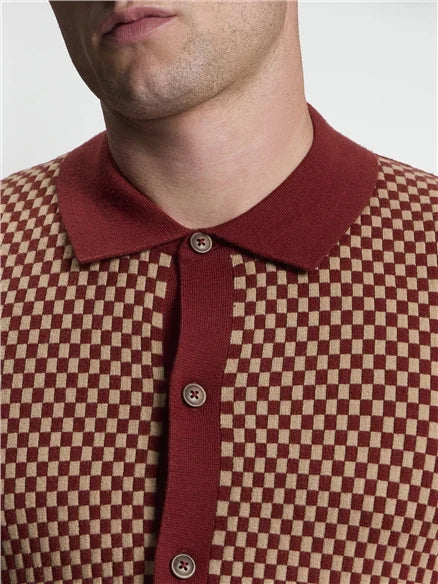 Ben Sherman polo 1014515 kleur sienna