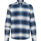Drykorn hemd LIET 146526 kleur 3608 blauwe ruit