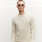 The Goodpeople TECHNICAL KNITTED CLOUD SWEAT trui 24010100-Stone-S Korean