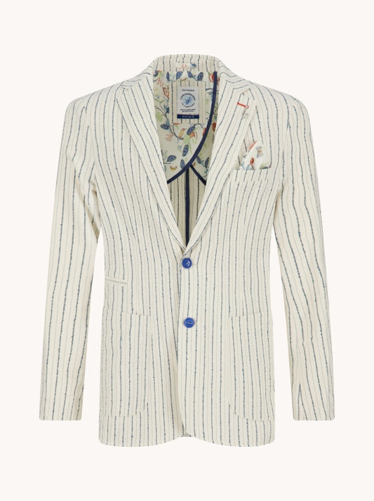 A Fish named Fred Vest structure stripe 33.111.101 off white