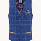 A Fish named Fred waistcoat travel check 32.132.604 kleur navy