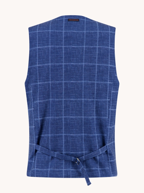 A Fish named Fred waistcoat travel check 32.132.604 kleur navy