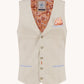 A Fish named Fred waistcoat linen look 33.135.205 sand