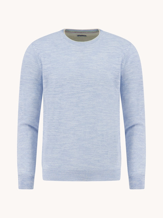 A Fish named Fred trui classis pullover 33.501.610 light blue