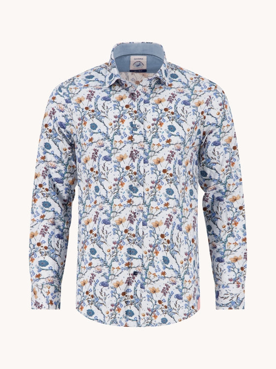 A Fish Named Fred hemd  blossom 34.009 kleur 101 off white
